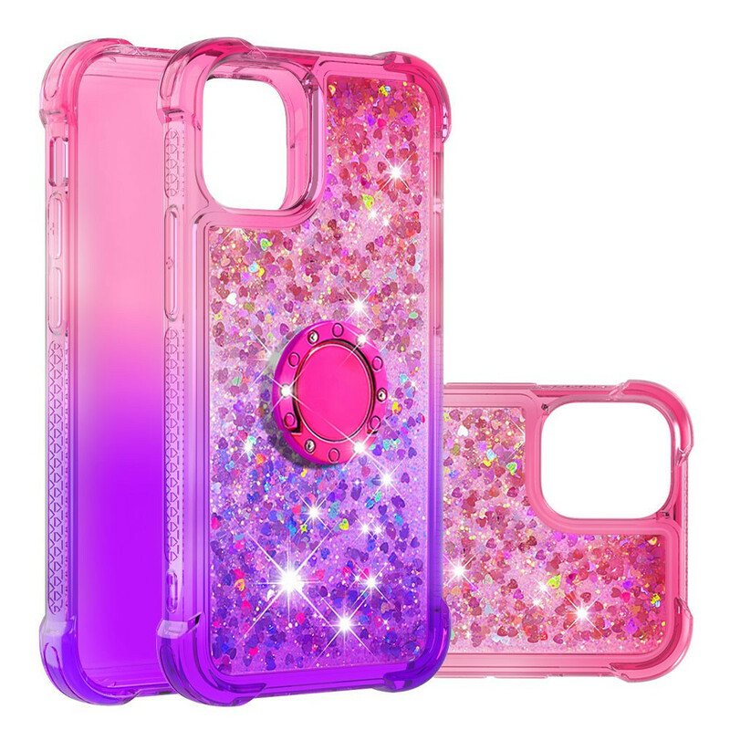 Mobildeksel Til iPhone 13 Mini Glitter Ring-bracket