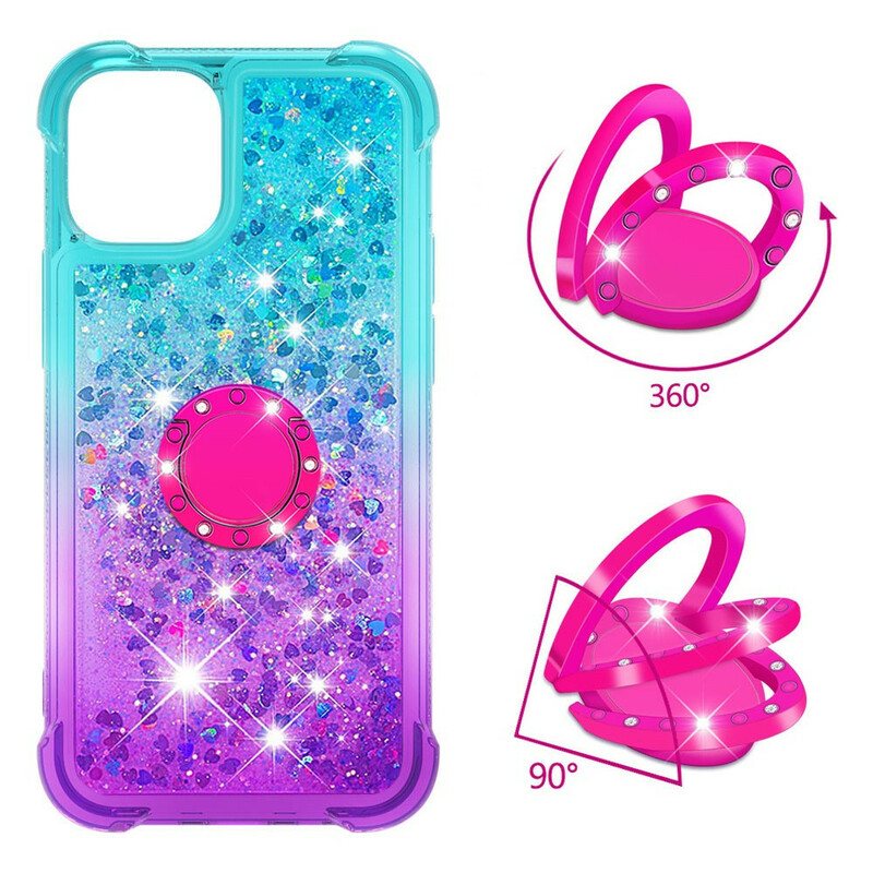 Mobildeksel Til iPhone 13 Mini Glitter Ring-bracket