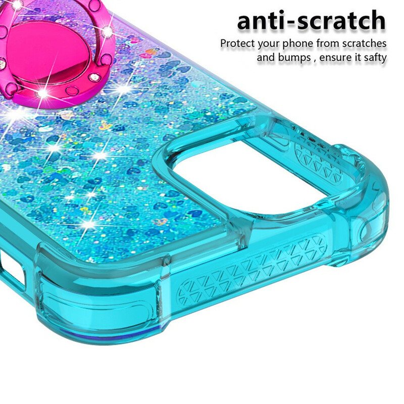 Mobildeksel Til iPhone 13 Mini Glitter Ring-bracket