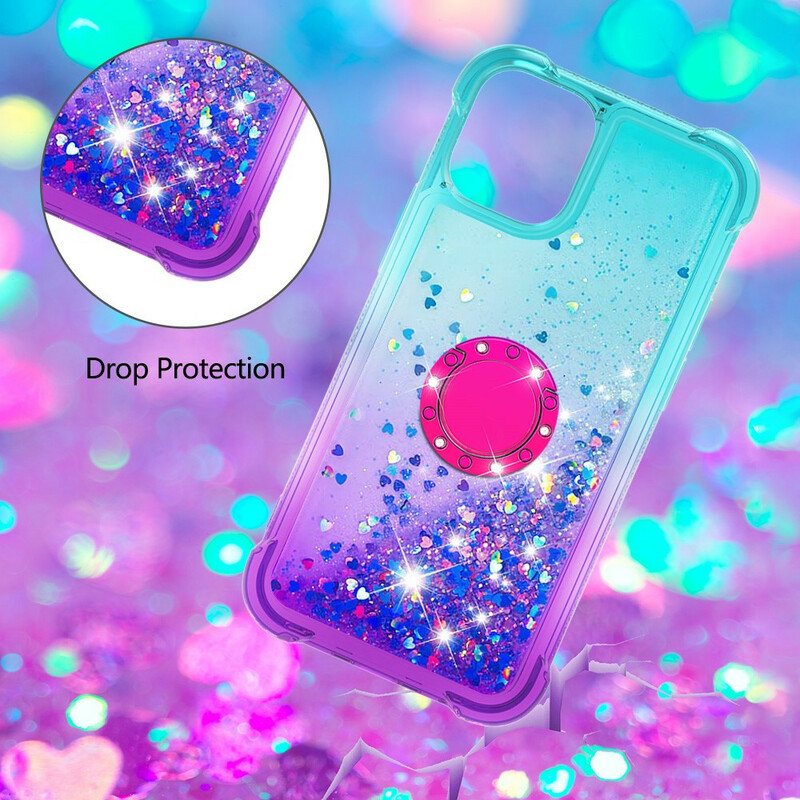 Mobildeksel Til iPhone 13 Mini Glitter Ring-bracket