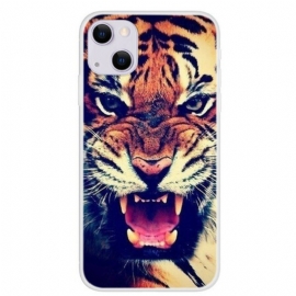 Mobildeksel Til iPhone 13 Mini Tiger Foran