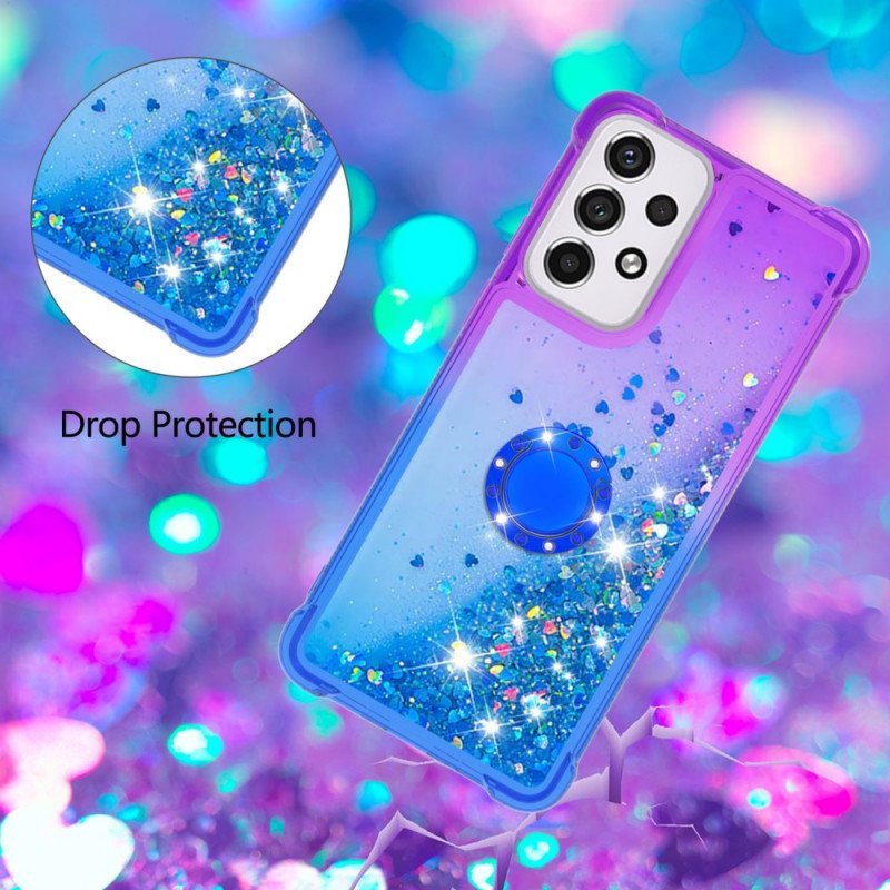 Deksel Til Samsung Galaxy A33 5G Glitter Ring-bracket