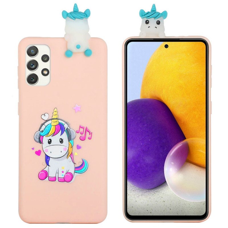 Deksel Til Samsung Galaxy A33 5G Unicorn Fun 3d