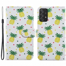 Folio Deksel Til Samsung Galaxy A33 5G Flere Ananas