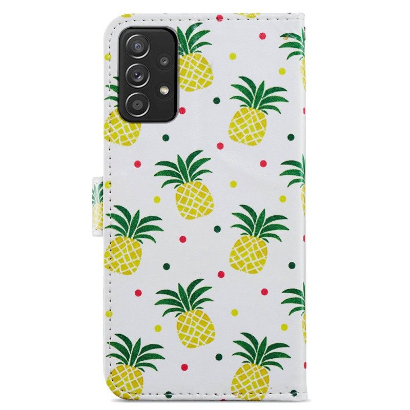 Folio Deksel Til Samsung Galaxy A33 5G Flere Ananas