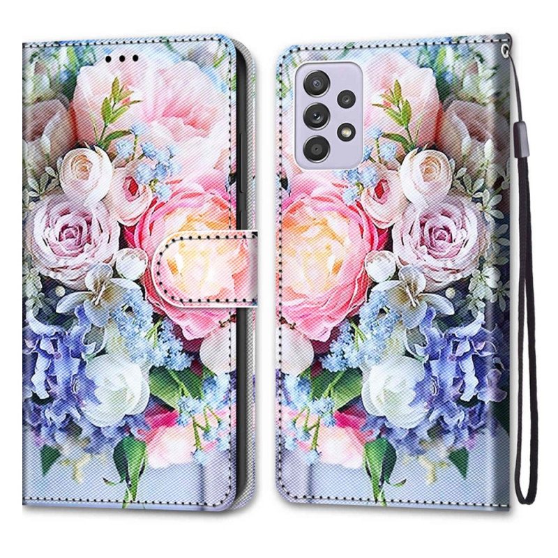 Folio Deksel Til Samsung Galaxy A33 5G Floral Wonder