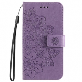 Lærdeksel Til Samsung Galaxy A33 5G Blomstermandala