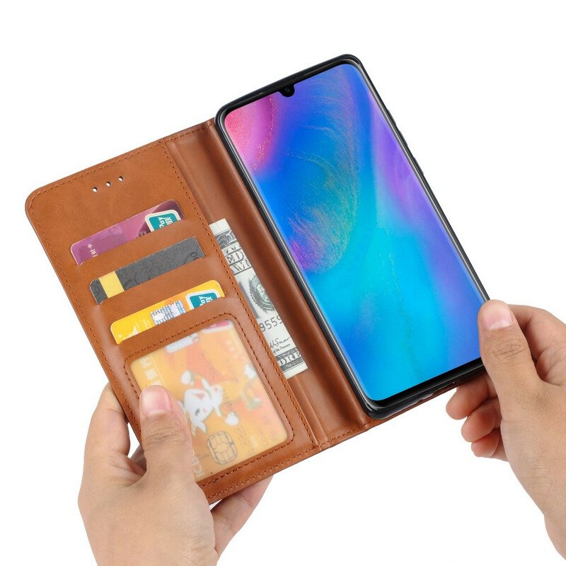 Beskyttelse Deksel Til Samsung Galaxy S20 Ultra Folio Deksel Kortholder I Kunstskinn