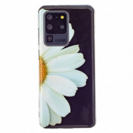 Deksel Til Samsung Galaxy S20 Ultra Fluorescerende Blomsterserie