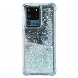 Deksel Til Samsung Galaxy S20 Ultra Glitterforsterkede Hjørner