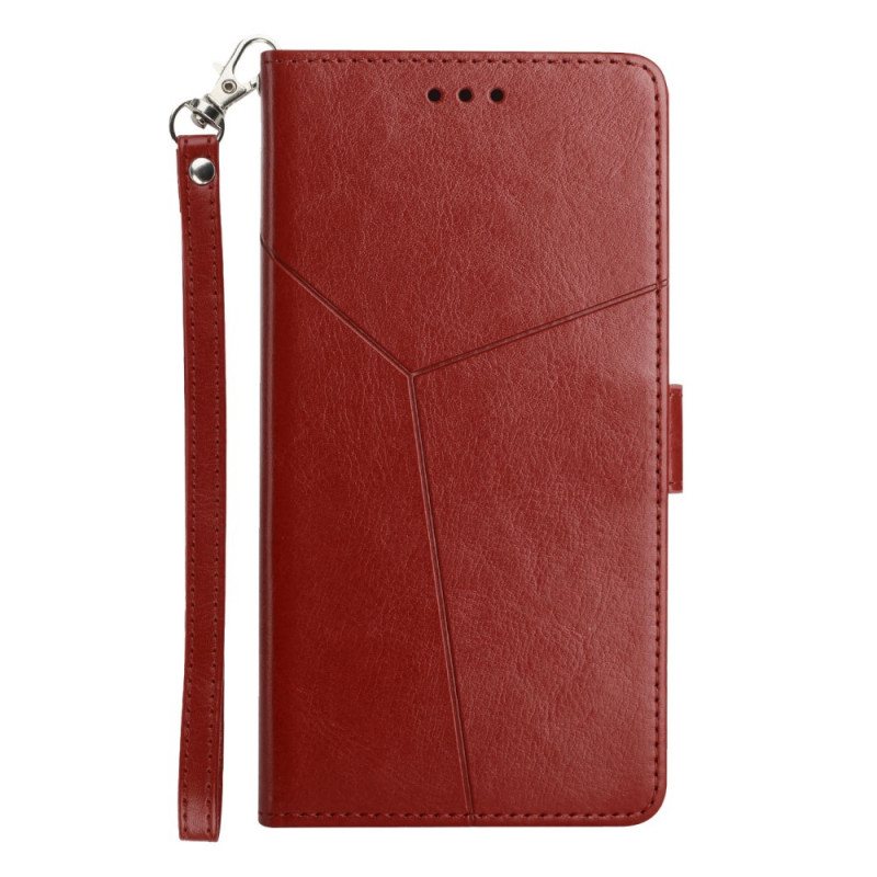 Folio Deksel Til Samsung Galaxy S20 Ultra Stil Leather Geo Y Design