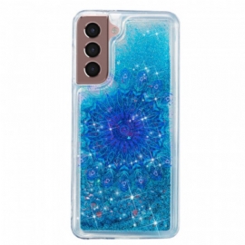 Deksel Til Samsung Galaxy S22 5G Glitter Mandala