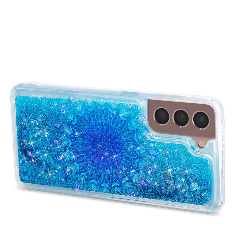 Deksel Til Samsung Galaxy S22 5G Glitter Mandala