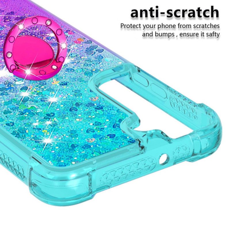 Deksel Til Samsung Galaxy S22 5G Glitter Ring-bracket