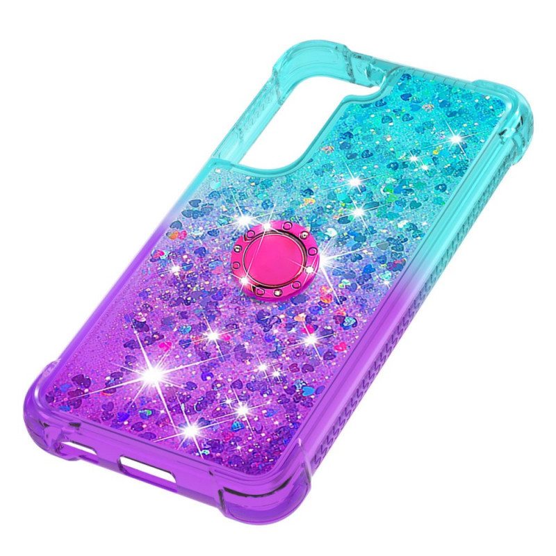 Deksel Til Samsung Galaxy S22 5G Glitter Ring-bracket