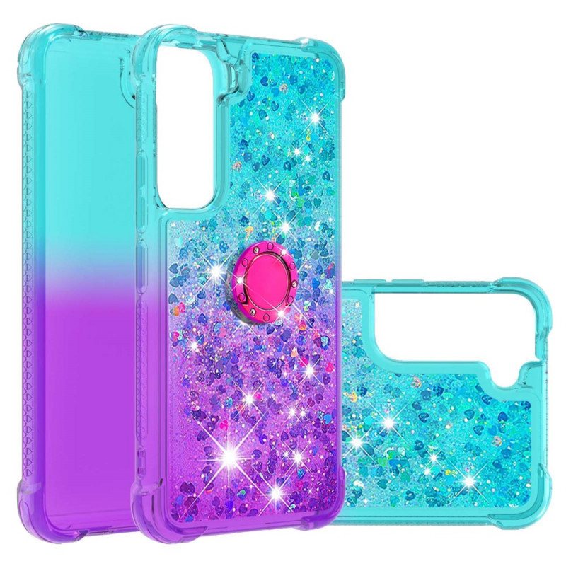 Deksel Til Samsung Galaxy S22 5G Glitter Ring-bracket