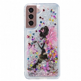 Deksel Til Samsung Galaxy S22 5G Glitterfe