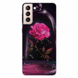 Deksel Til Samsung Galaxy S22 5G Magisk Rosa