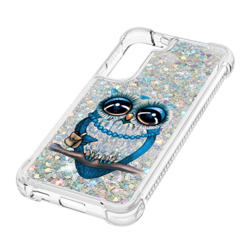 Deksel Til Samsung Galaxy S22 5G Miss Owl Paljetter