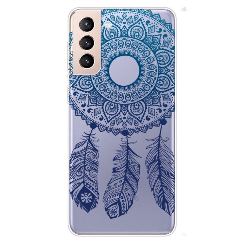 Deksel Til Samsung Galaxy S22 5G Single Flower Mandala