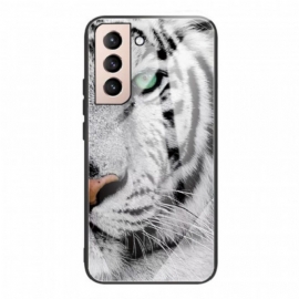 Deksel Til Samsung Galaxy S22 5G Tiger Herdet Glass