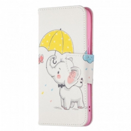 Folio Deksel Til Samsung Galaxy S22 5G Baby Elefant