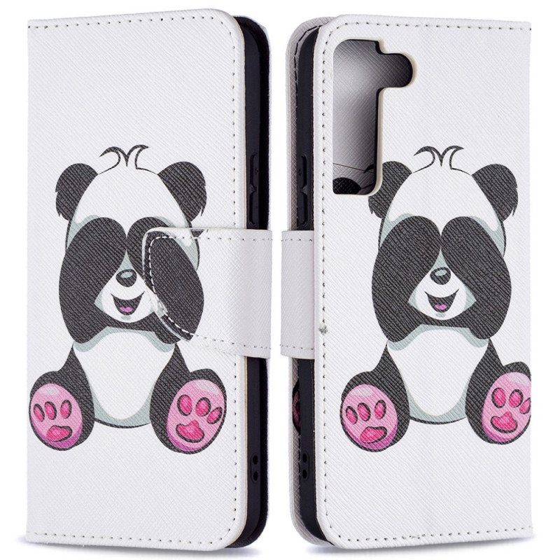 Folio Deksel Til Samsung Galaxy S22 5G Panda Moro