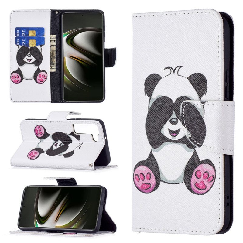 Folio Deksel Til Samsung Galaxy S22 5G Panda Moro