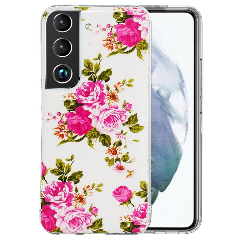 Mobildeksel Til Samsung Galaxy S22 5G Fluorescerende Liberty-blomster