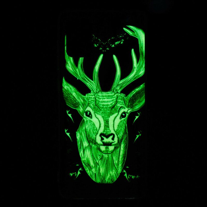 Deksel Til Samsung Galaxy A71 Fluorescerende Majestic Deer