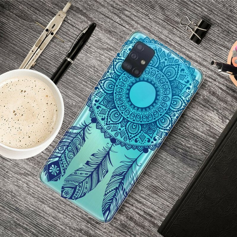 Deksel Til Samsung Galaxy A71 Single Flower Mandala