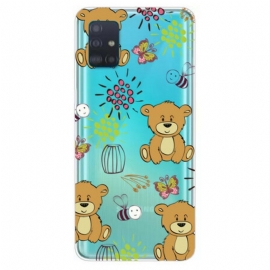 Deksel Til Samsung Galaxy A71 Teddy Bears Topp