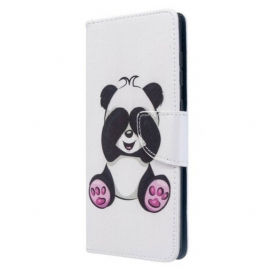 Folio Deksel Til Samsung Galaxy A71 Panda Moro