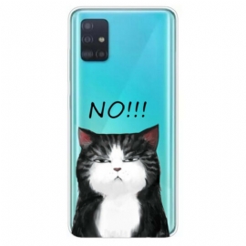 Mobildeksel Til Samsung Galaxy A71 Katten Som Sier Nei