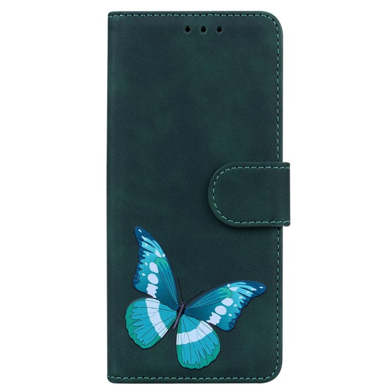 Folio Deksel Til Samsung Galaxy A53 5G Skin-touch Butterfly