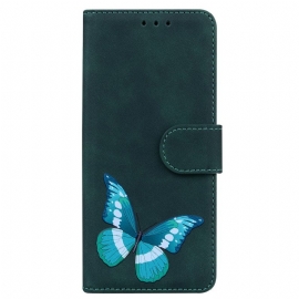 Folio Deksel Til Samsung Galaxy A53 5G Skin-touch Butterfly