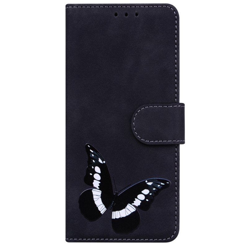 Folio Deksel Til Samsung Galaxy A53 5G Skin-touch Butterfly