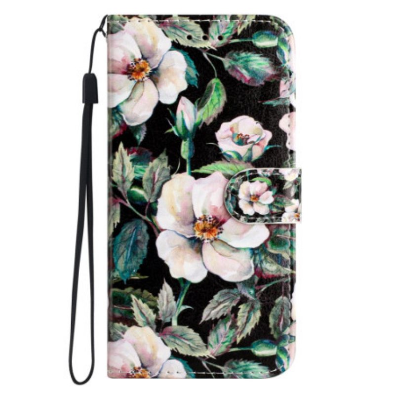 Folio Deksel Xiaomi 14t Pro Magnoliamønster