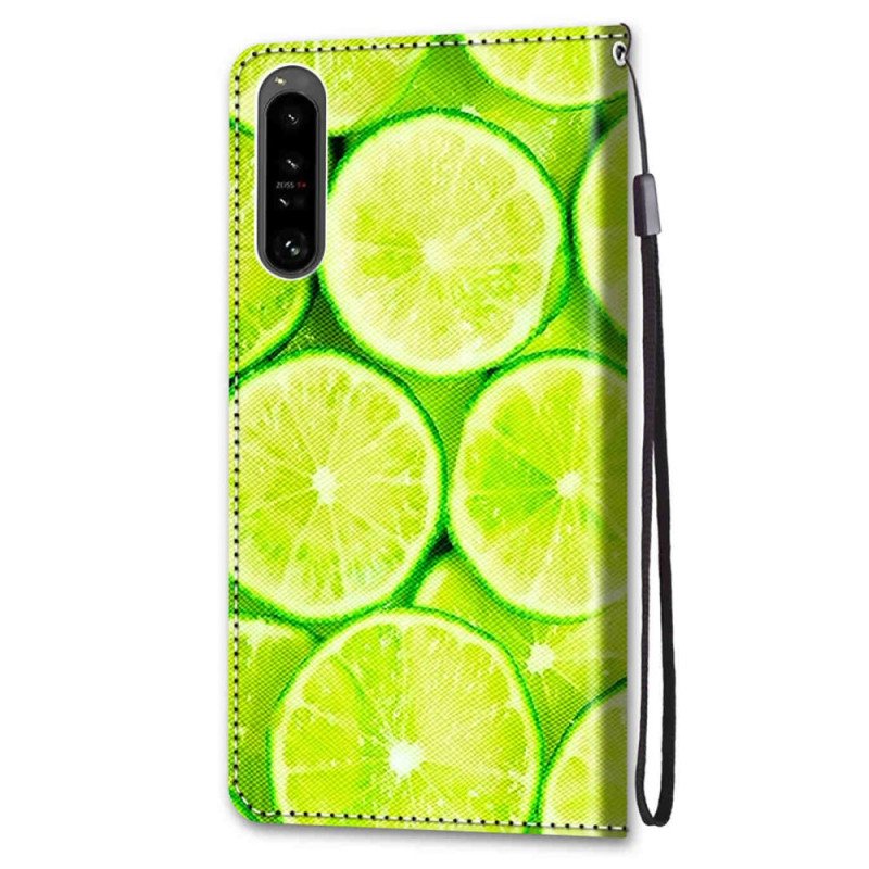 Folio Deksel Til Sony Xperia 1 IV Limes