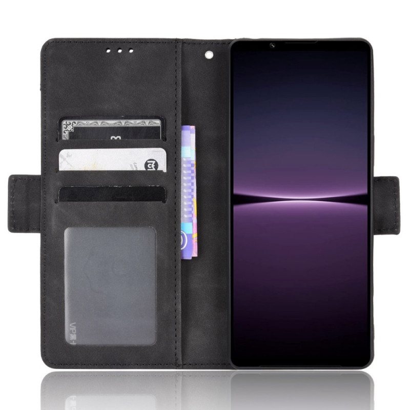 Folio Deksel Til Sony Xperia 1 IV Multi-card Premier Class