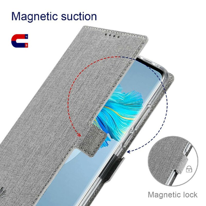 Beskyttelse Deksel Til Samsung Galaxy S21 FE Folio Deksel Teksturert