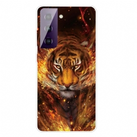 Deksel Til Samsung Galaxy S21 FE Fleksibel Tiger