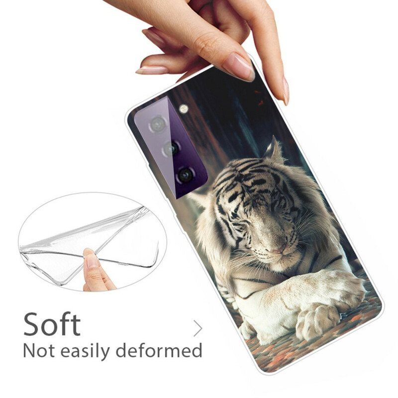 Deksel Til Samsung Galaxy S21 FE Fleksibel Tiger