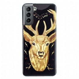 Deksel Til Samsung Galaxy S21 FE Fluorescerende Majestic Deer