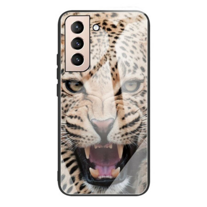 Deksel Til Samsung Galaxy S21 FE Leopard Herdet Glass