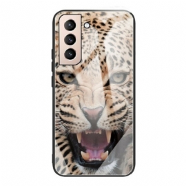 Deksel Til Samsung Galaxy S21 FE Leopard Herdet Glass