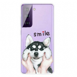Deksel Til Samsung Galaxy S21 FE Smil Hund