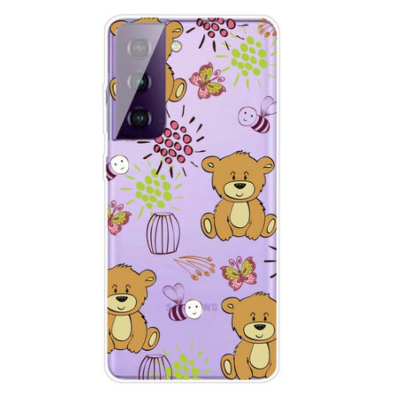 Deksel Til Samsung Galaxy S21 FE Teddy Bears Topp