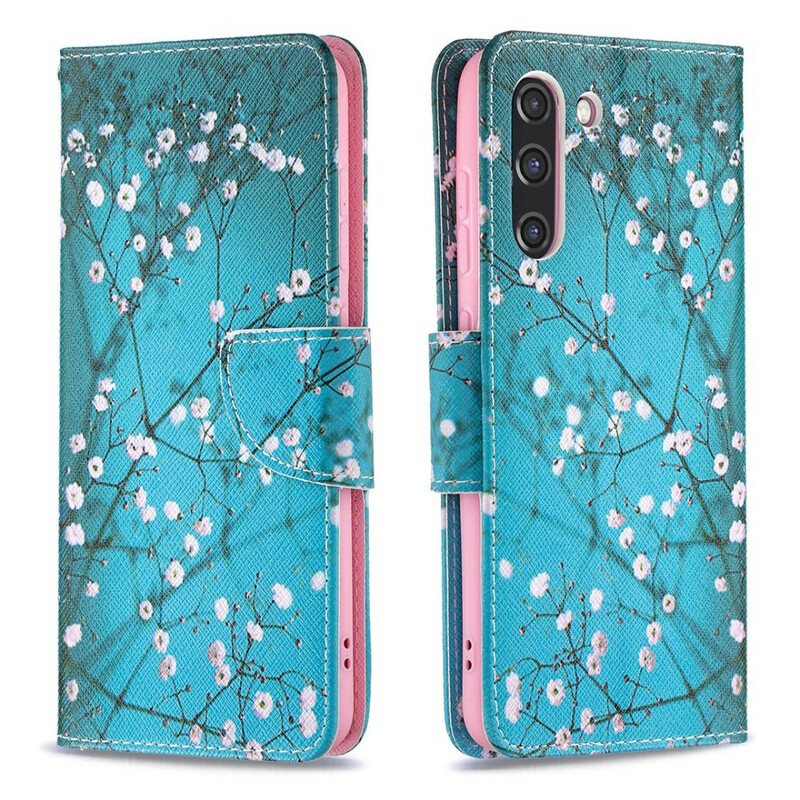 Folio Deksel Til Samsung Galaxy S21 FE Blossom Tree