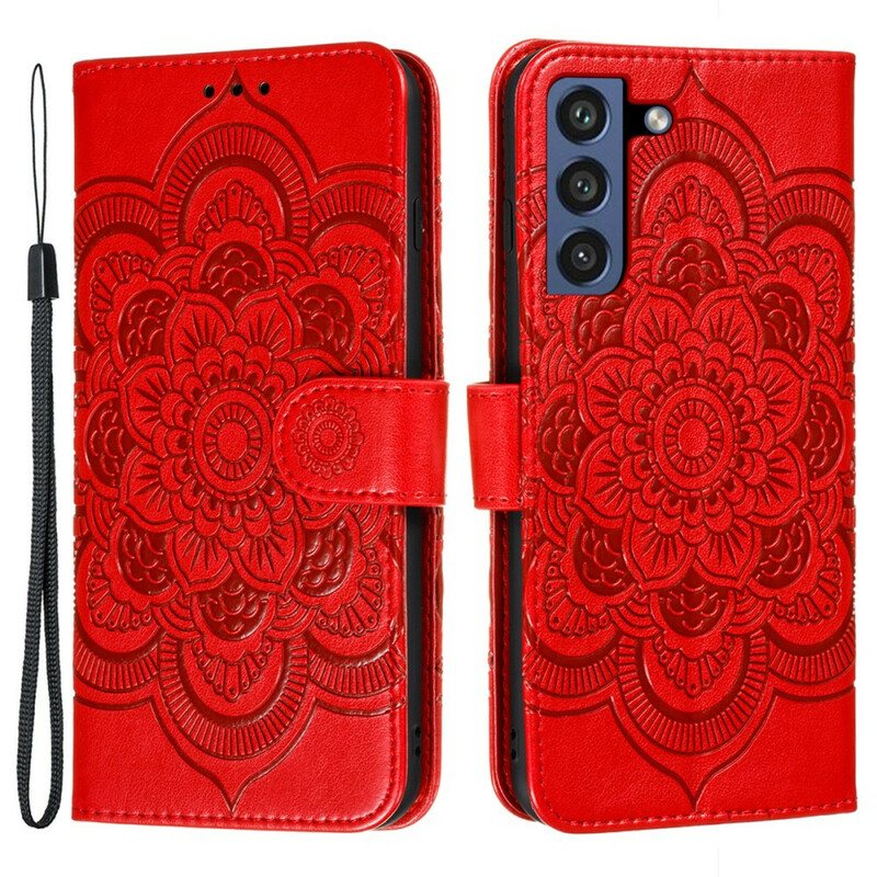 Folio Deksel Til Samsung Galaxy S21 FE Full Mandala